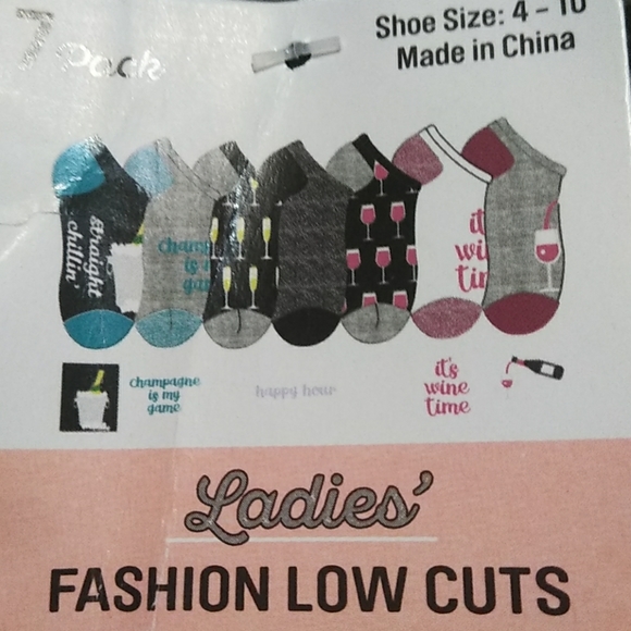 🌞🍾🍷NEW WINE THEMED FASHION LOW CUT SOCKS - Picture 8 of 8